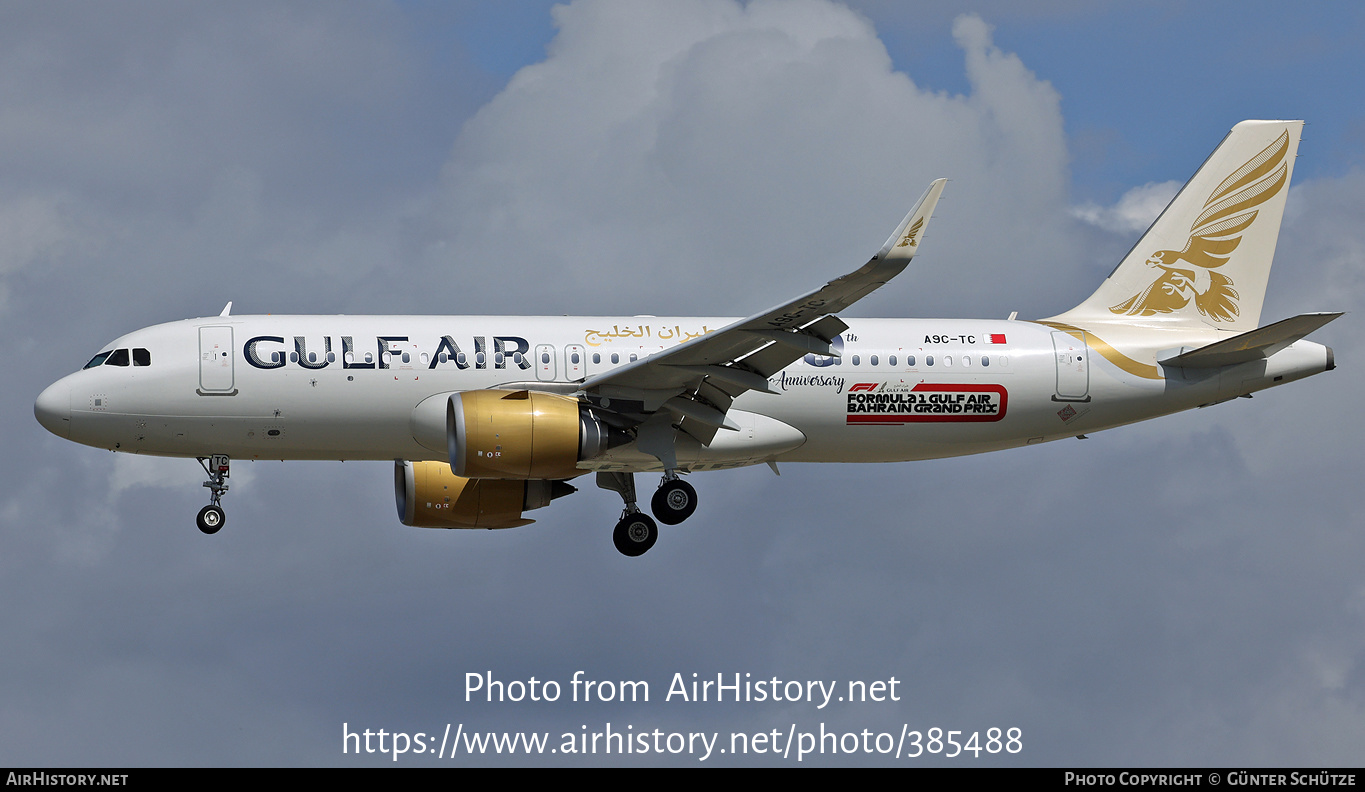 Aircraft Photo of A9C-TC | Airbus A320-251N | Gulf Air | AirHistory.net #385488
