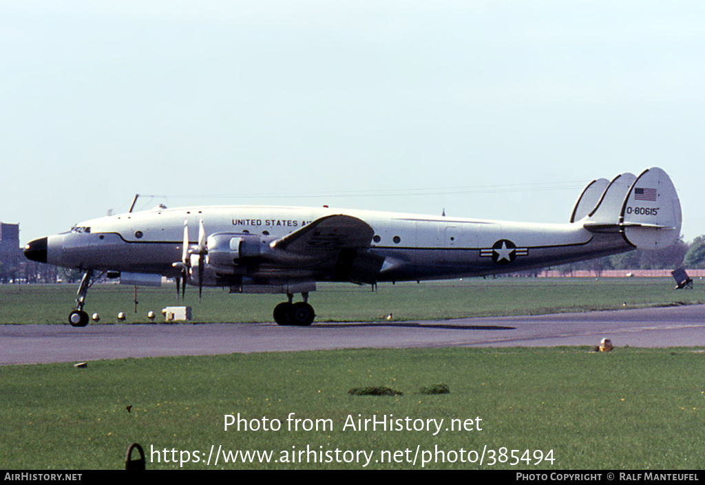 Aircraft Photo of 48-615 / 0-80615 | Lockheed C-121A Constellation | USA - Air Force | AirHistory.net #385494