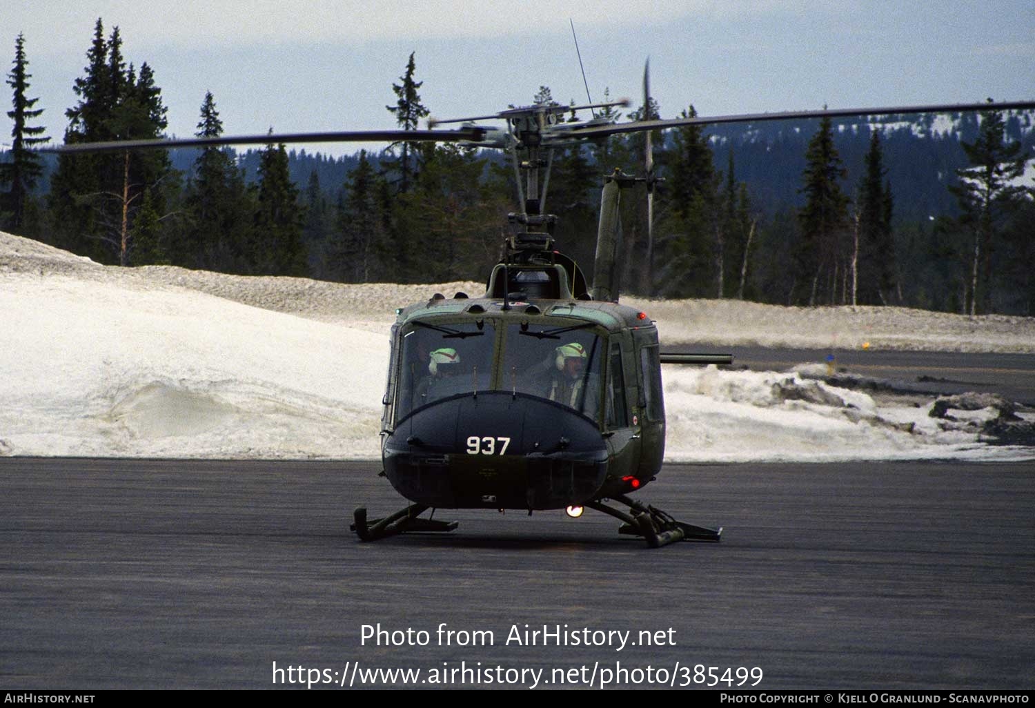 Aircraft Photo of 937 | Bell UH-1B Iroquois | Norway - Air Force | AirHistory.net #385499