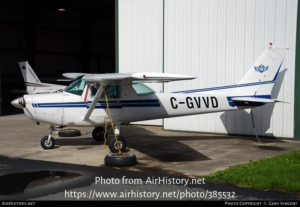 Aircraft Photo of C-GVVD | Cessna 152 | Blue Bird Flight Academy | AirHistory.net #385532