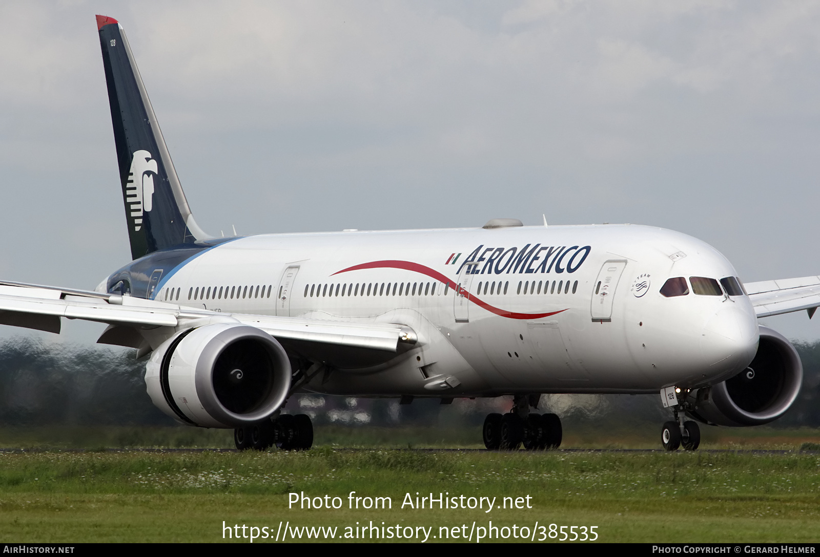 Aircraft Photo of N128AM | Boeing 787-9 Dreamliner | AeroMéxico | AirHistory.net #385535