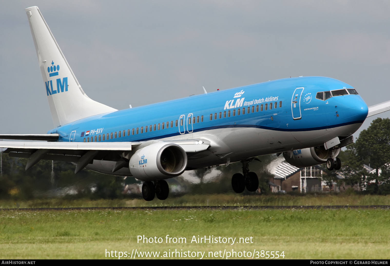 Aircraft Photo of PH-BXV | Boeing 737-8K2 | KLM - Royal Dutch Airlines | AirHistory.net #385554