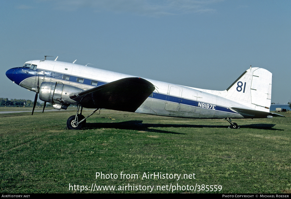 Aircraft Photo of N8187E | Douglas C-47A Skytrain | Hoganair | AirHistory.net #385559