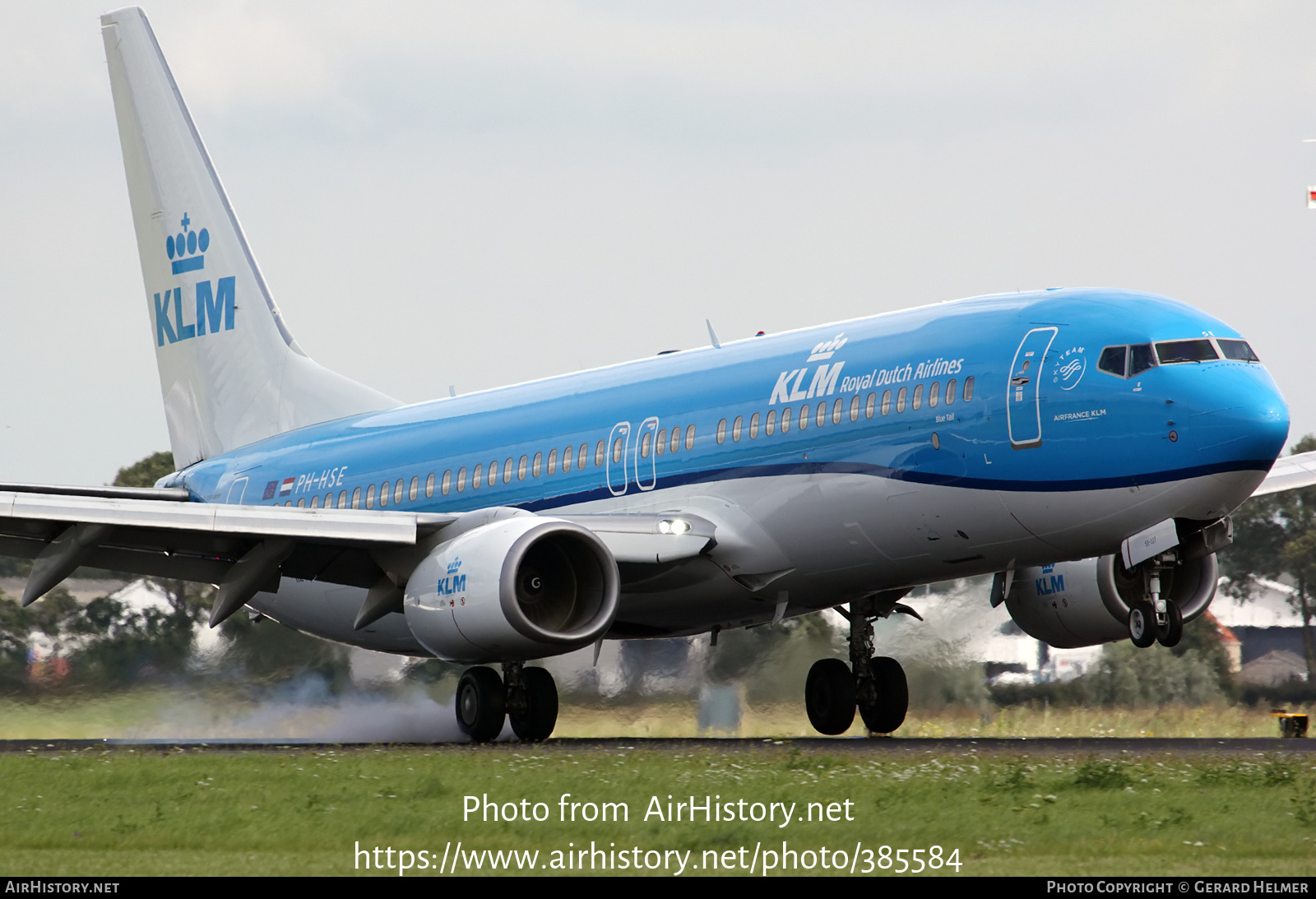 Aircraft Photo of PH-HSE | Boeing 737-8K2 | KLM - Royal Dutch Airlines | AirHistory.net #385584