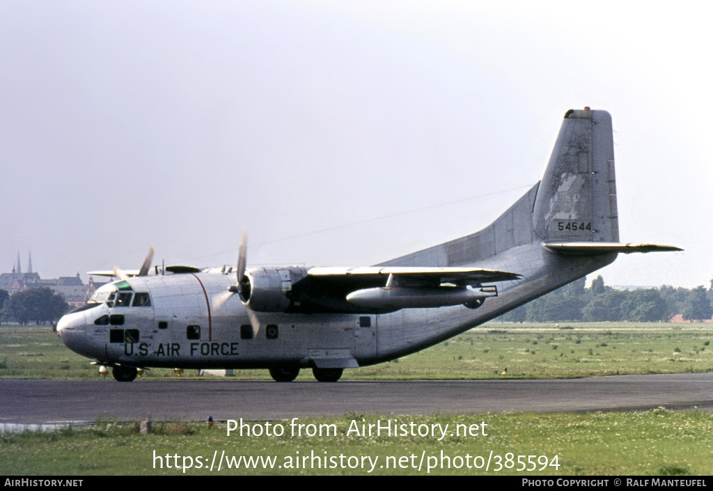 Aircraft Photo of 55-4544 / 54544 | Fairchild C-123B Provider | USA - Air Force | AirHistory.net #385594