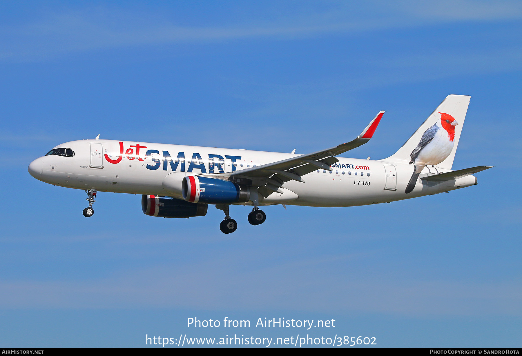 Aircraft Photo of LV-IVO | Airbus A320-232 | JetSmart | AirHistory.net #385602