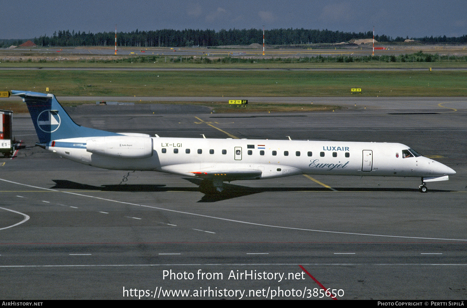 Aircraft Photo of LX-LGI | Embraer ERJ-145LU (EMB-145LU) | Luxair | AirHistory.net #385650