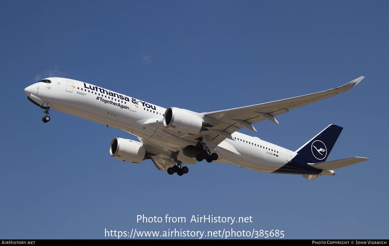 Aircraft Photo of D-AIXP | Airbus A350-941 | Lufthansa | AirHistory.net #385685