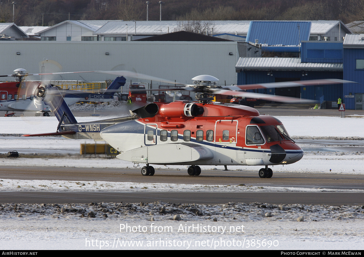 Aircraft Photo of G-WNSH | Sikorsky S-92A | CHC Helicopters | AirHistory.net #385690