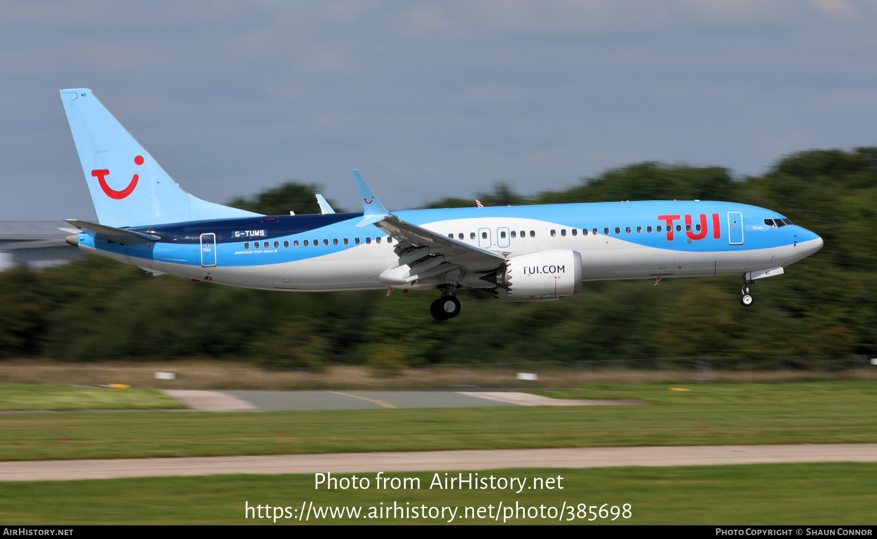 Aircraft Photo of G-TUMS | Boeing 737-8 Max 8 | TUI | AirHistory.net #385698