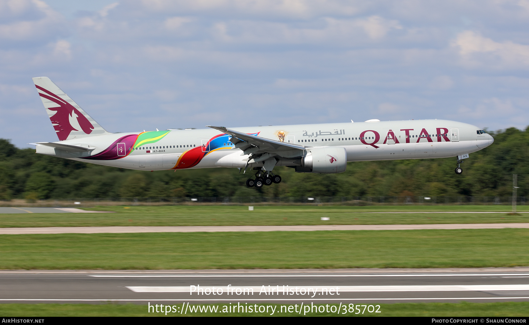 Aircraft Photo of A7-BAX | Boeing 777-3DZ/ER | Qatar Airways | AirHistory.net #385702