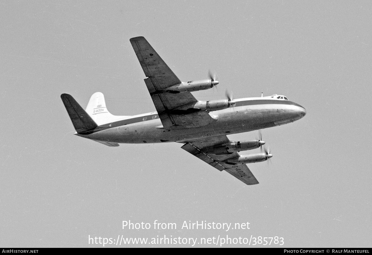 Aircraft Photo of G-AODH | Vickers 736 Viscount | British United Airways - BUA | AirHistory.net #385783