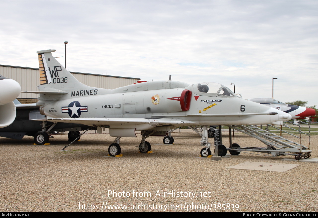 Aircraft Photo of 160036 / 0036 | McDonnell Douglas A-4M Skyhawk II | USA - Marines | AirHistory.net #385839