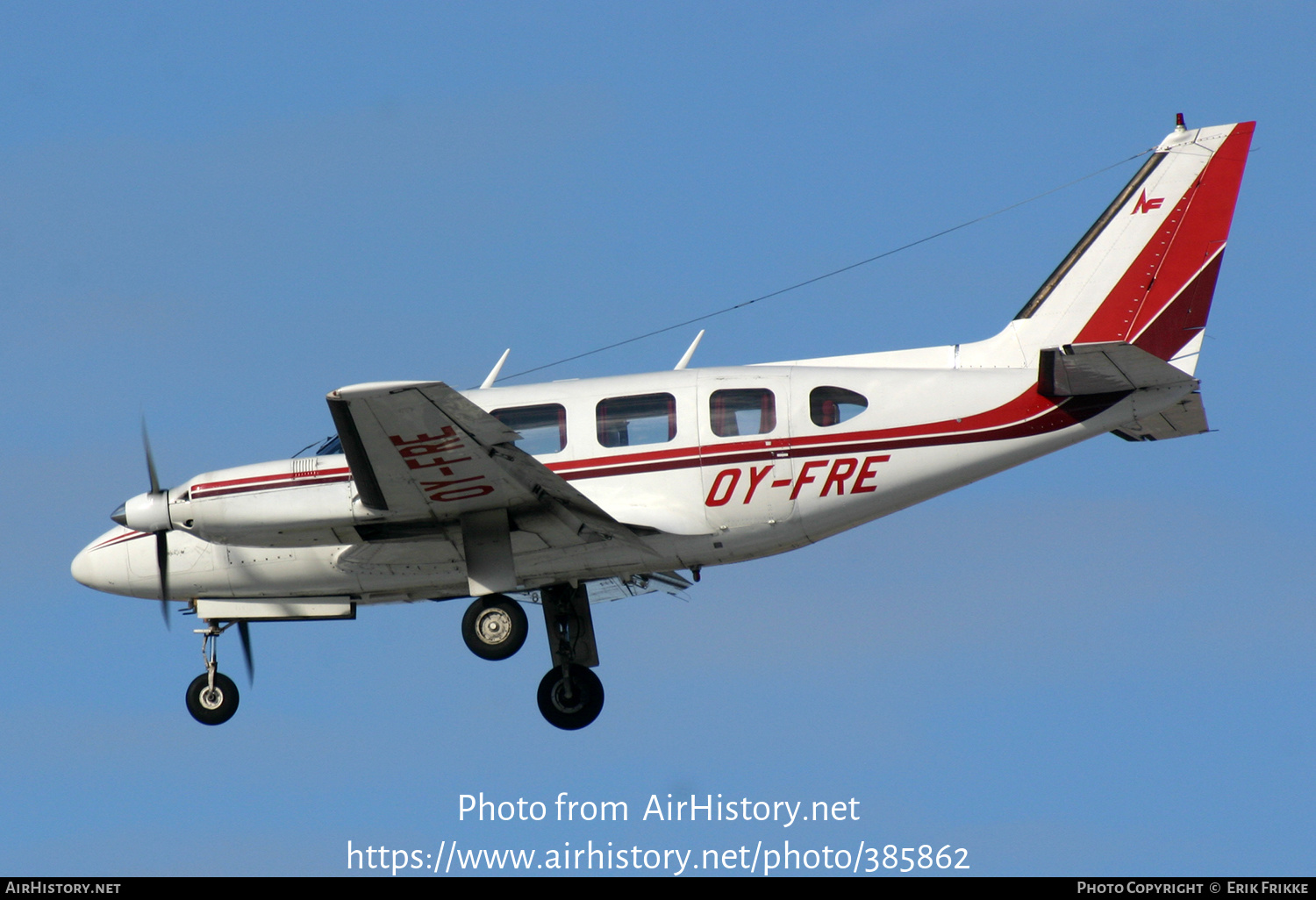 Aircraft Photo of OY-FRE | Piper PA-31-310 Navajo | North Flying | AirHistory.net #385862