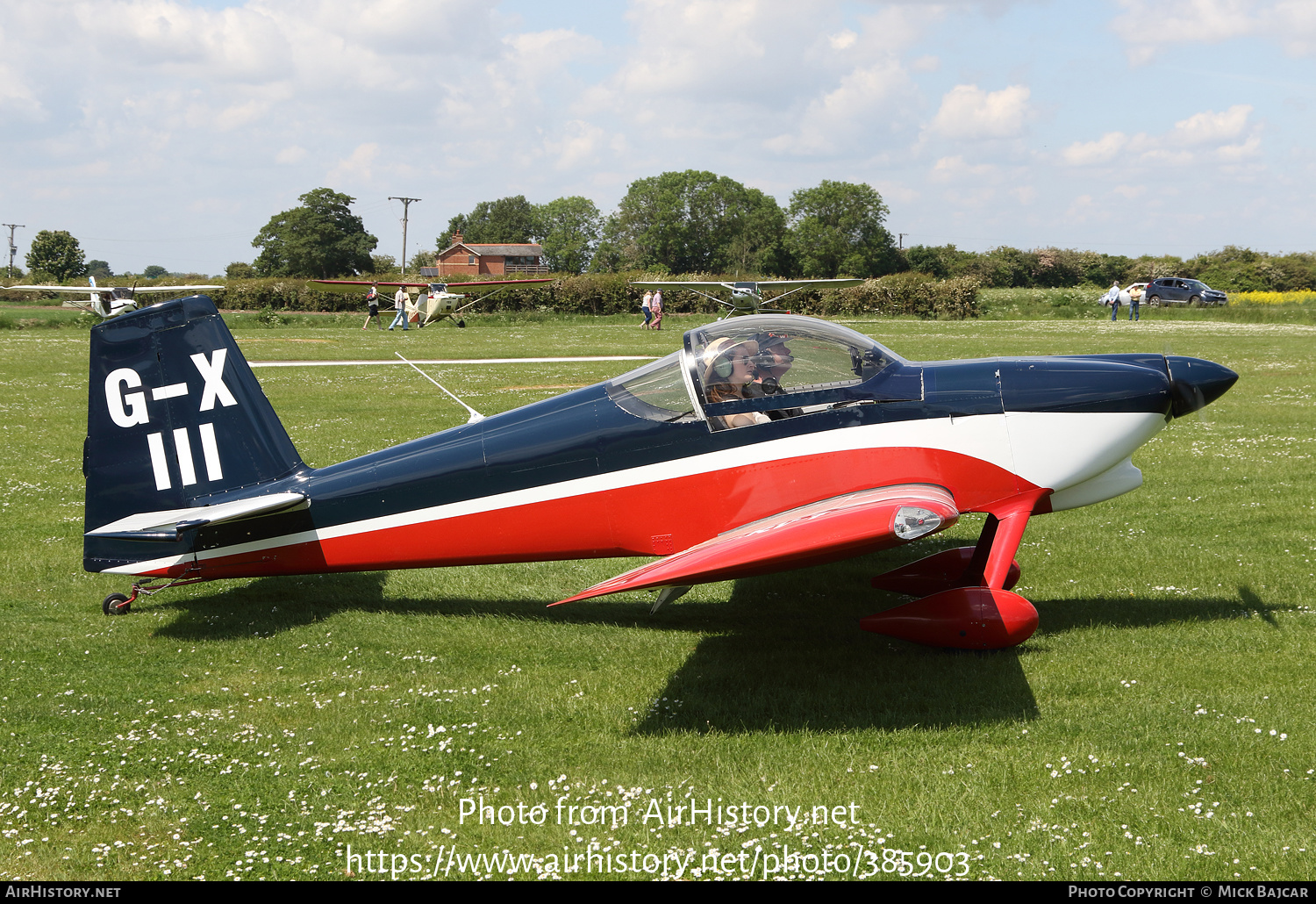 Aircraft Photo of G-XIII | Van's RV-7 | AirHistory.net #385903