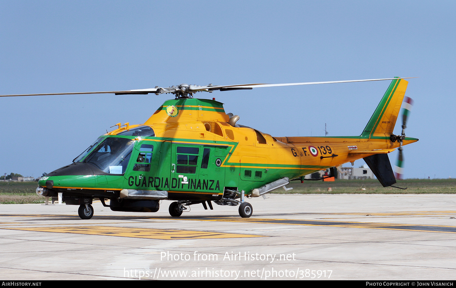 Aircraft Photo of MM81388 | Agusta A-109A Mk2 SEM | Italy - Guardia di Finanza | AirHistory.net #385917