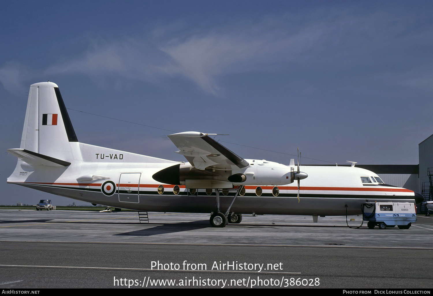 Aircraft Photo of TU-VAD | Fokker F27-400M Troopship | Ivory Coast - Air Force | AirHistory.net #386028