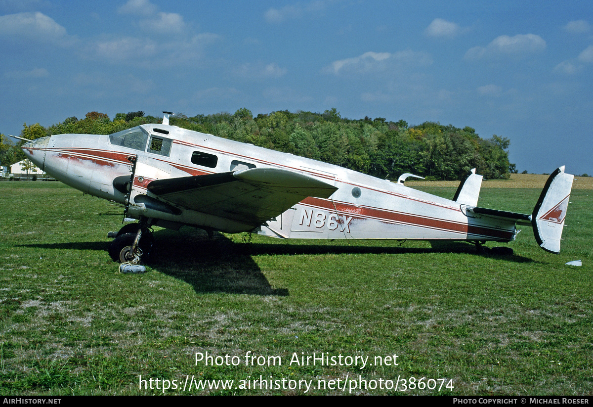 Aircraft Photo of N86X | Beech D18S | AirHistory.net #386074