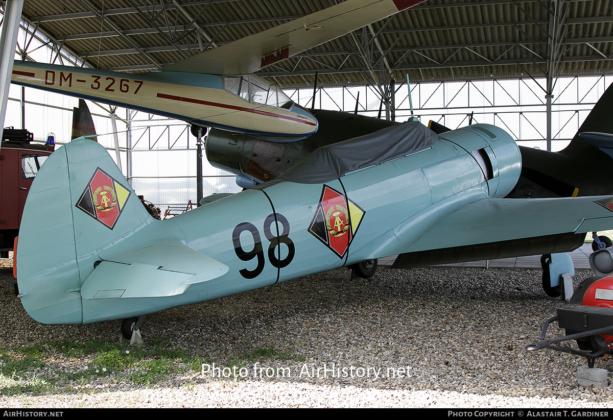 Aircraft Photo of 98 | Yakovlev Yak-11 | East Germany - Air Force | AirHistory.net #386126