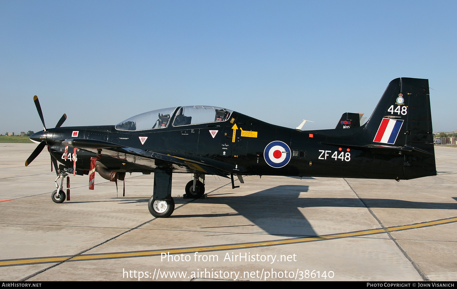 Aircraft Photo of ZF448 | Short S-312 Tucano T1 | UK - Air Force | AirHistory.net #386140