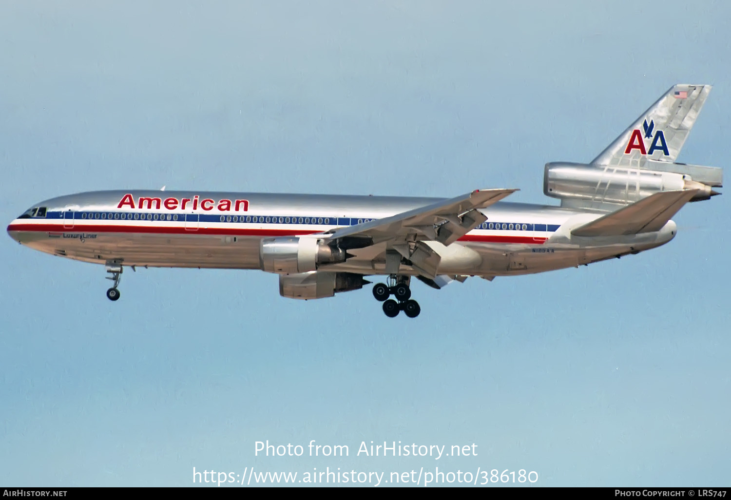 Aircraft Photo of N125AA | McDonnell Douglas DC-10-10 | American Airlines | AirHistory.net #386180