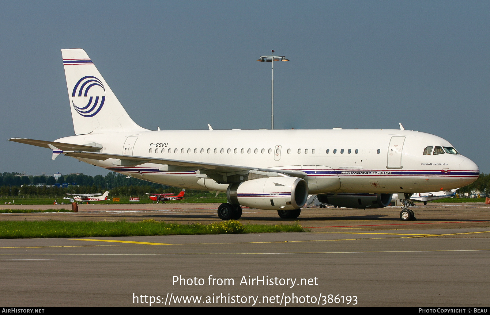 Aircraft Photo of F-GSVU | Airbus ACJ319 (A319-133/CJ) | Aero Services | AirHistory.net #386193