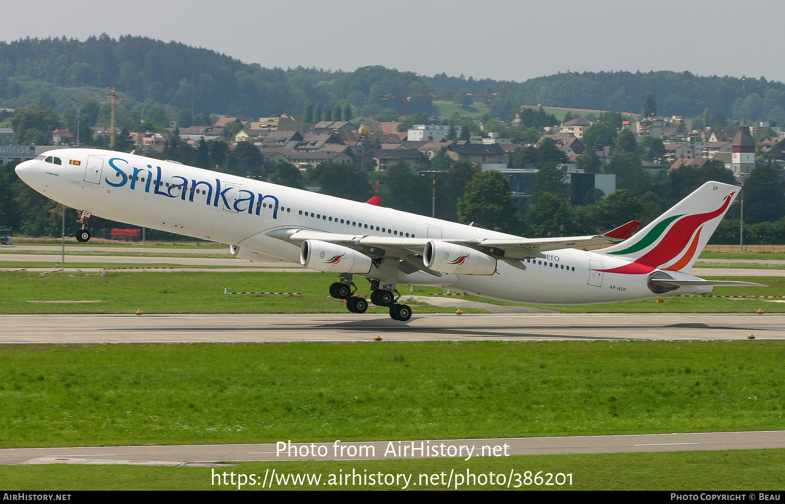 Aircraft Photo of 4R-ADF | Airbus A340-312 | SriLankan Airlines | AirHistory.net #386201