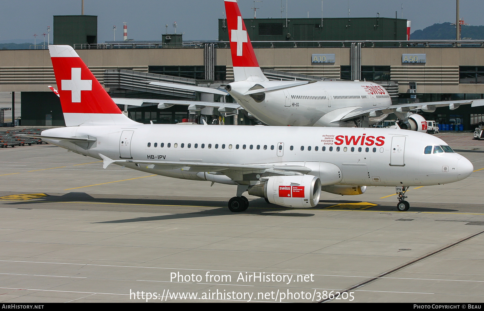 Aircraft Photo of HB-IPV | Airbus A319-112 | Swiss International Air Lines | AirHistory.net #386205