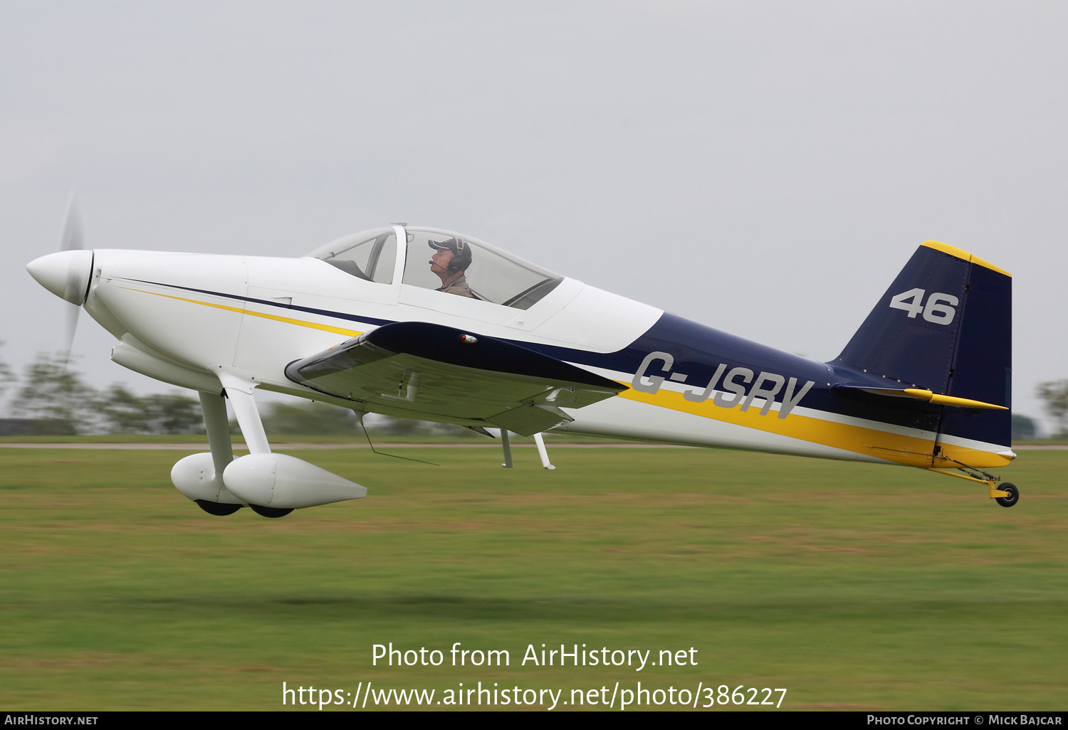 Aircraft Photo of G-JSRV | Van's RV-6 | AirHistory.net #386227