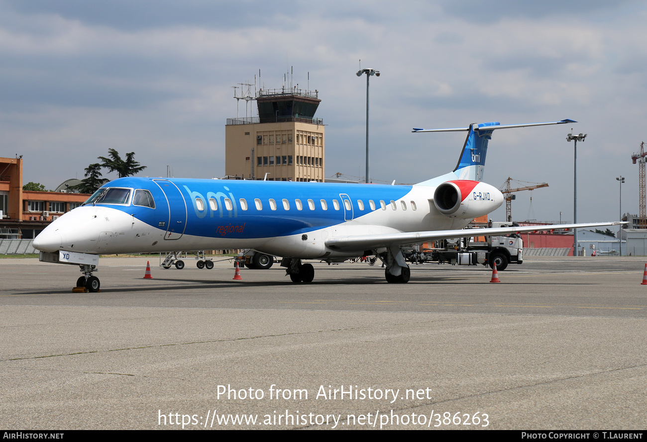 Aircraft Photo of G-RJXD | Embraer ERJ-145EP (EMB-145EP) | BMI Regional | AirHistory.net #386263