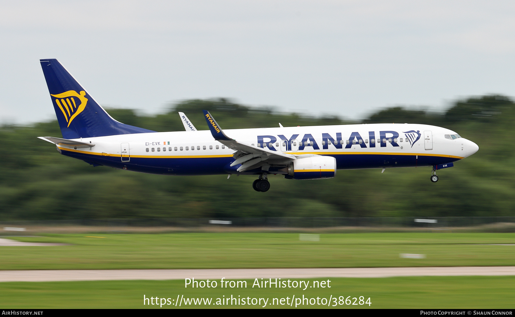 Aircraft Photo of EI-EVK | Boeing 737-8AS | Ryanair | AirHistory.net #386284