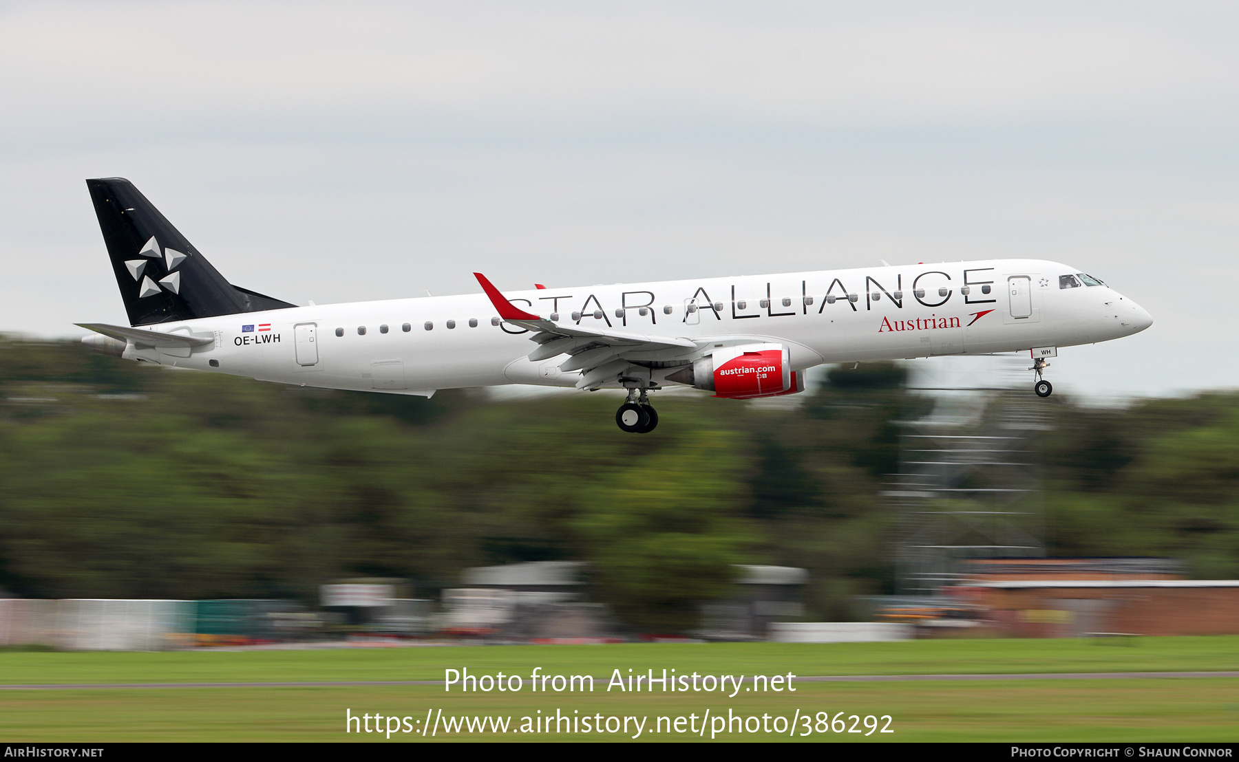 Aircraft Photo of OE-LWH | Embraer 195LR (ERJ-190-200LR) | Austrian Airlines | AirHistory.net #386292