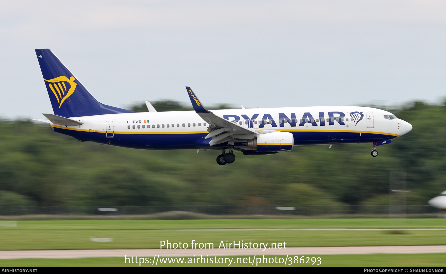 Aircraft Photo of EI-DWO | Boeing 737-8AS | Ryanair | AirHistory.net #386293