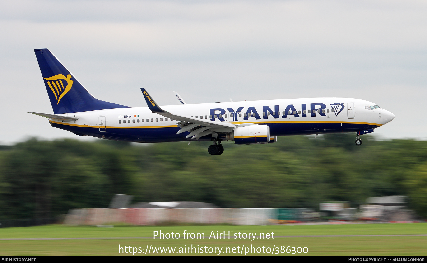 Aircraft Photo of EI-DHW | Boeing 737-8AS | Ryanair | AirHistory.net #386300