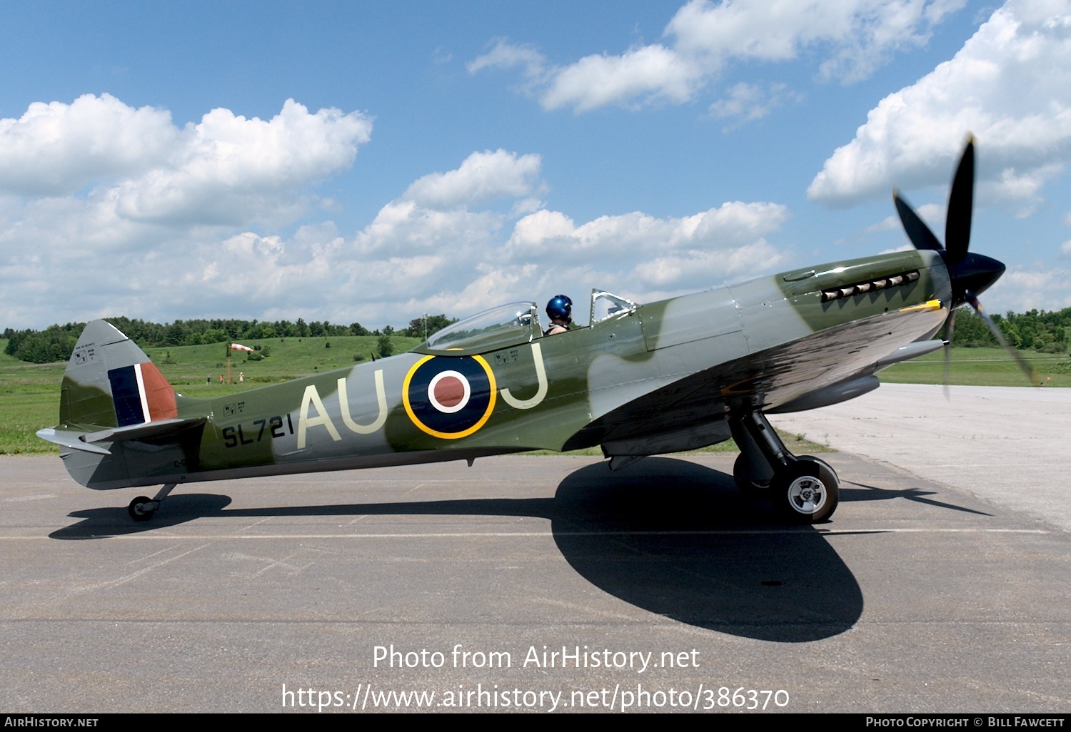 Aircraft Photo of C-GVZB / SL721 | Supermarine 361 Spitfire LF16E | Canada - Air Force | AirHistory.net #386370