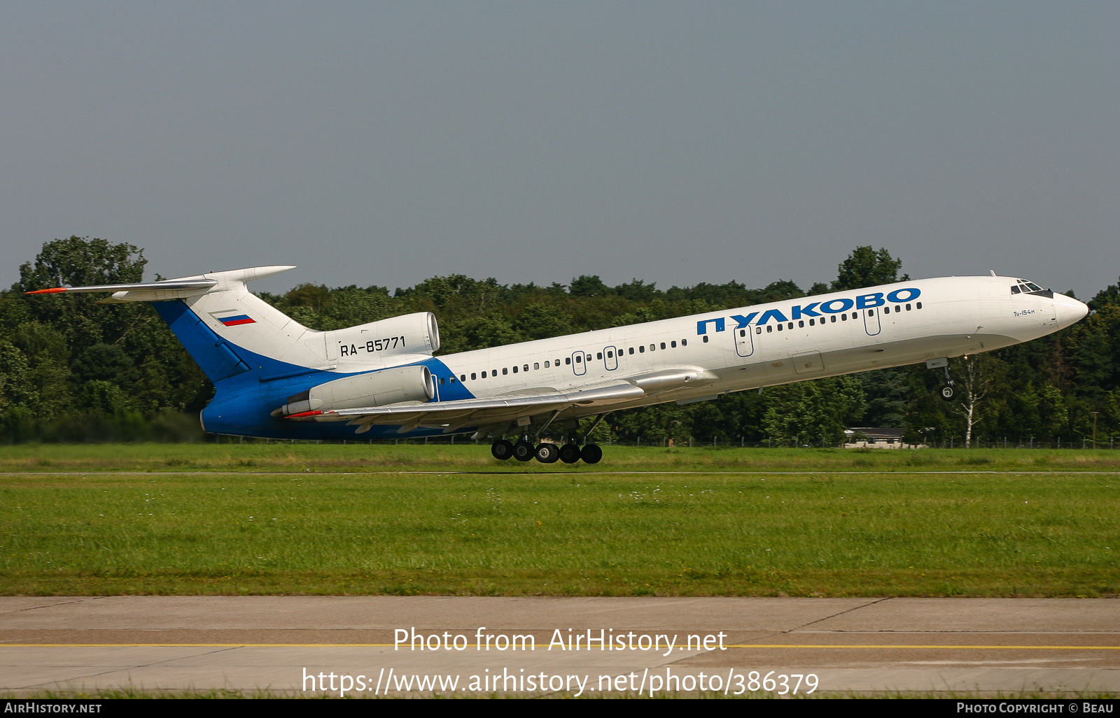 Aircraft Photo of RA-85771 | Tupolev Tu-154M | Pulkovo Airlines | AirHistory.net #386379