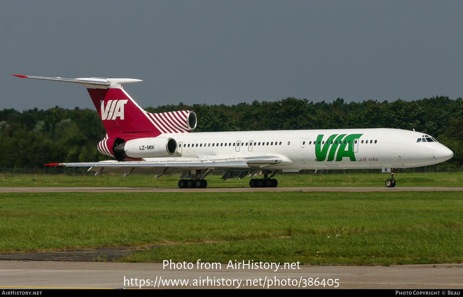 Aircraft Photo of LZ-MIK | Tupolev Tu-154M | VIA - Air VIA Bulgarian Airways | AirHistory.net #386405