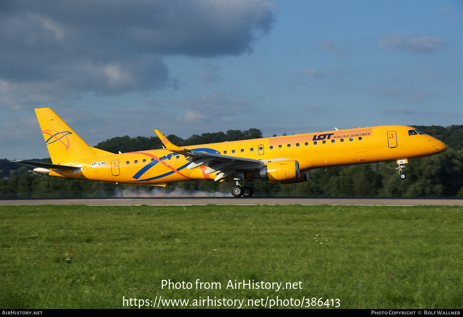 Aircraft Photo of SP-LNO | Embraer 195LR (ERJ-190-200LR) | LOT Polish Airlines - Polskie Linie Lotnicze | AirHistory.net #386413