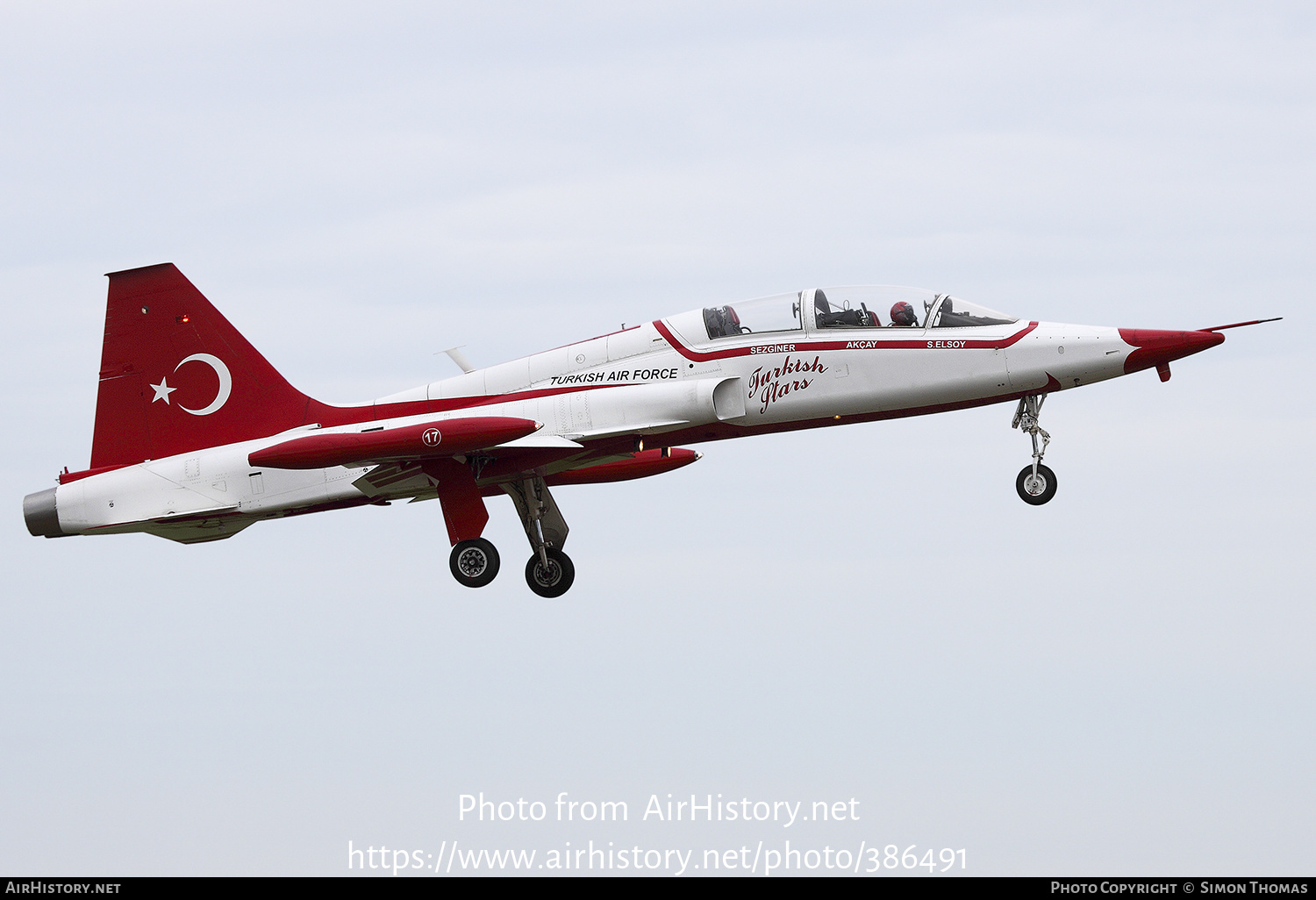 Aircraft Photo of 71-4017 | Canadair NF-5B-2000 | Turkey - Air Force | AirHistory.net #386491