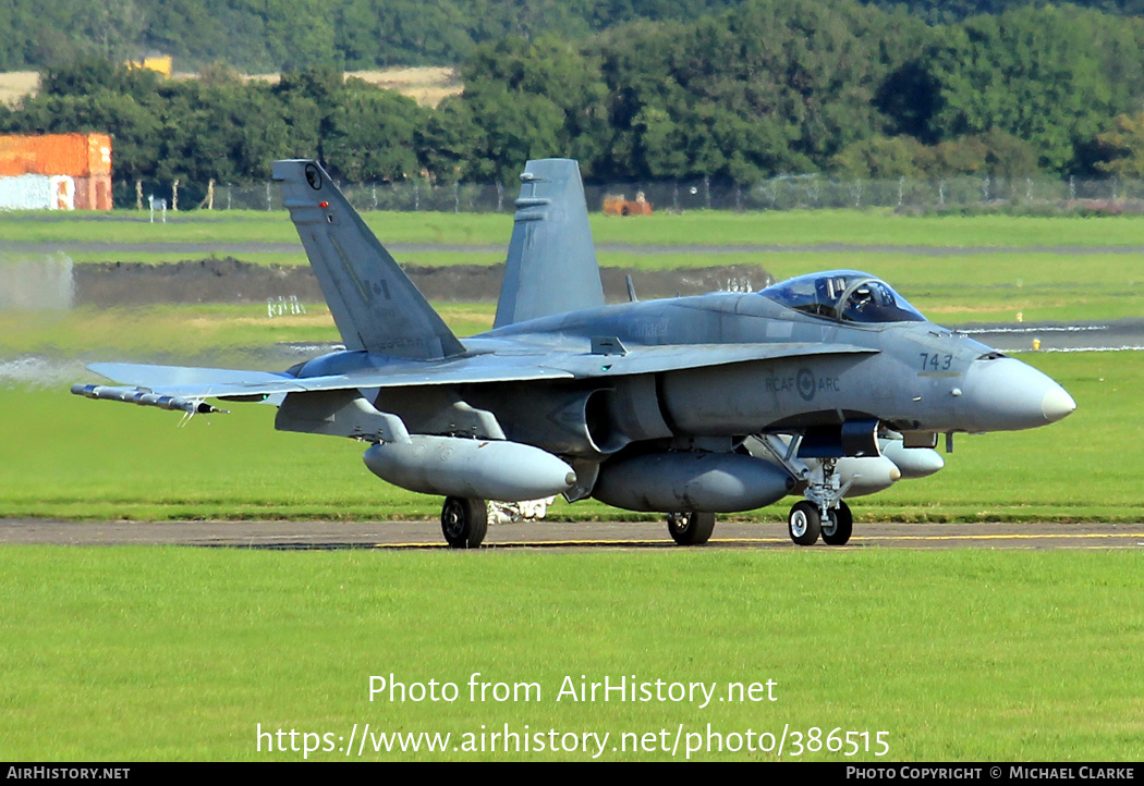 Aircraft Photo of 188743 | McDonnell Douglas CF-188 Hornet | Canada - Air Force | AirHistory.net #386515