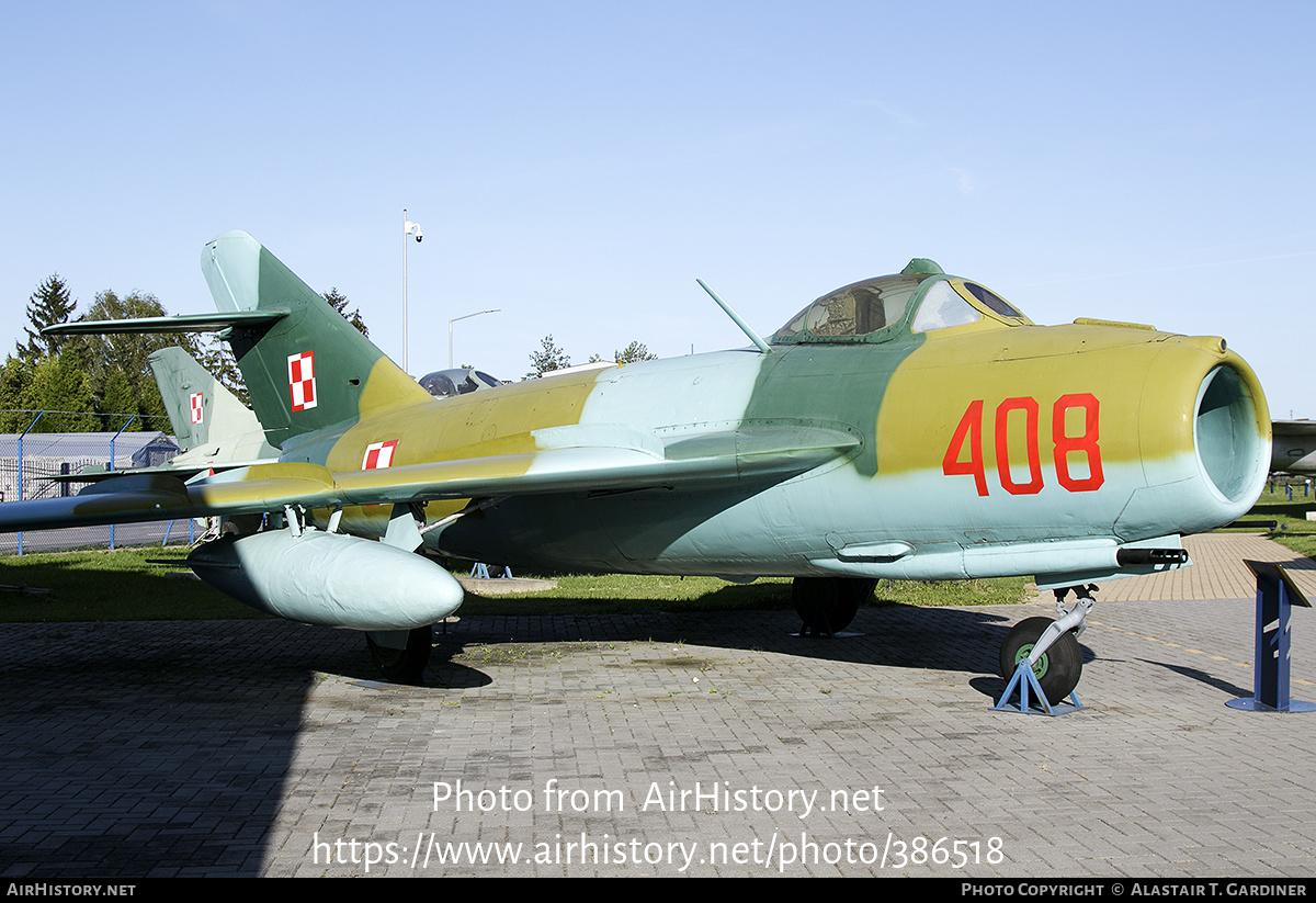 Aircraft Photo of 408 | PZL-Mielec Lim-5 | Poland - Air Force | AirHistory.net #386518