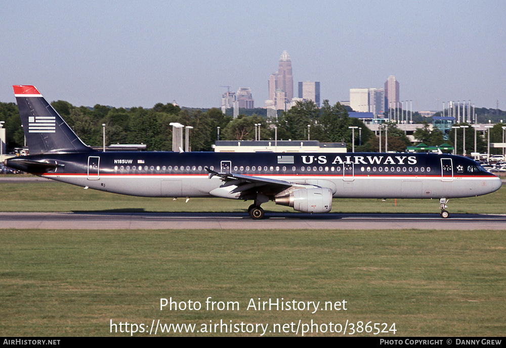 Aircraft Photo of N185UW | Airbus A321-211 | US Airways | AirHistory.net #386524