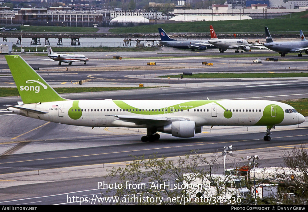 Aircraft Photo of N6710E | Boeing 757-232 | Song | AirHistory.net #386536