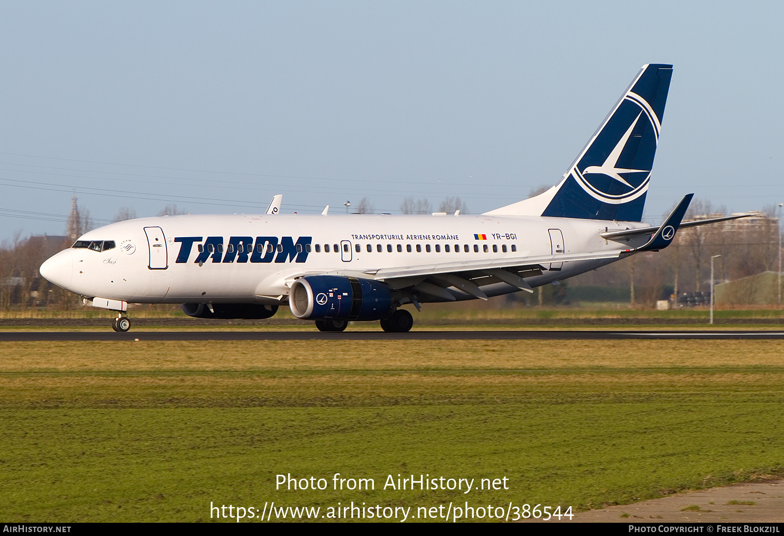 Aircraft Photo of YR-BGI | Boeing 737-78J | TAROM - Transporturile Aeriene Române | AirHistory.net #386544