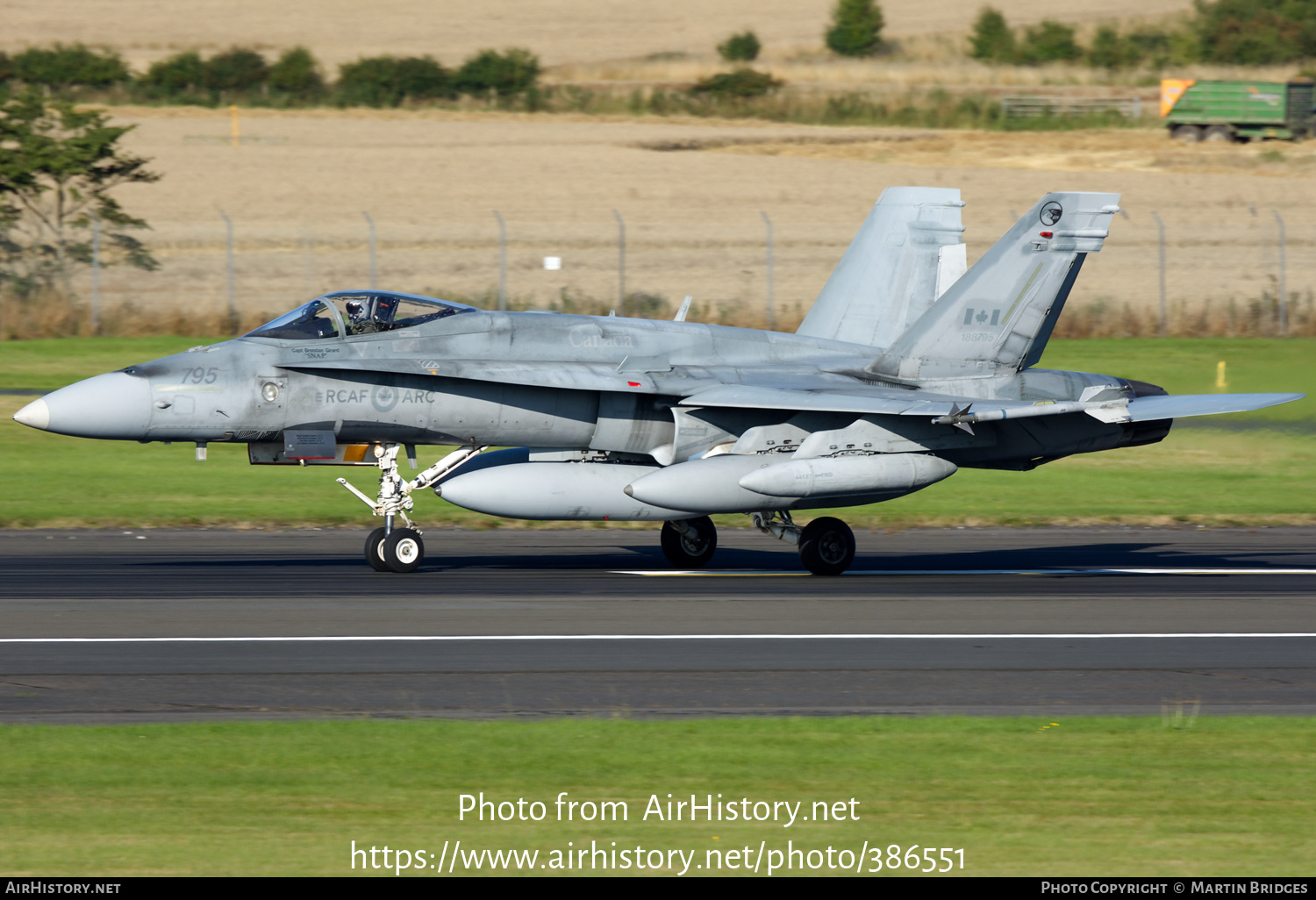 Aircraft Photo of 188795 | McDonnell Douglas CF-188 Hornet | Canada - Air Force | AirHistory.net #386551