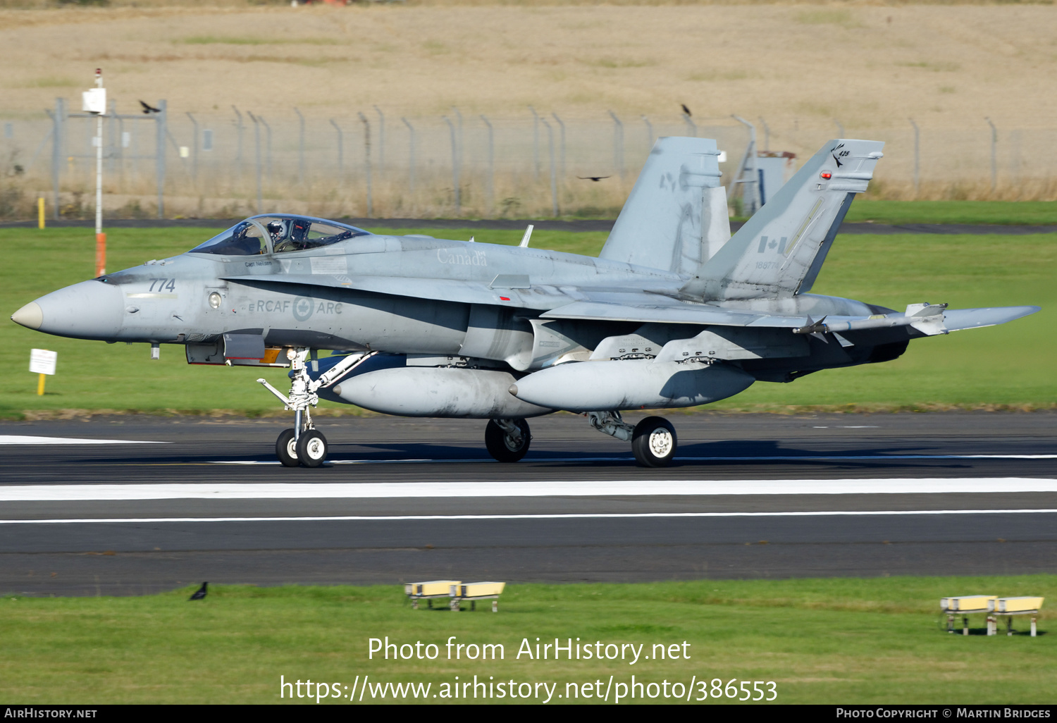 Aircraft Photo of 188774 | McDonnell Douglas CF-188 Hornet | Canada - Air Force | AirHistory.net #386553