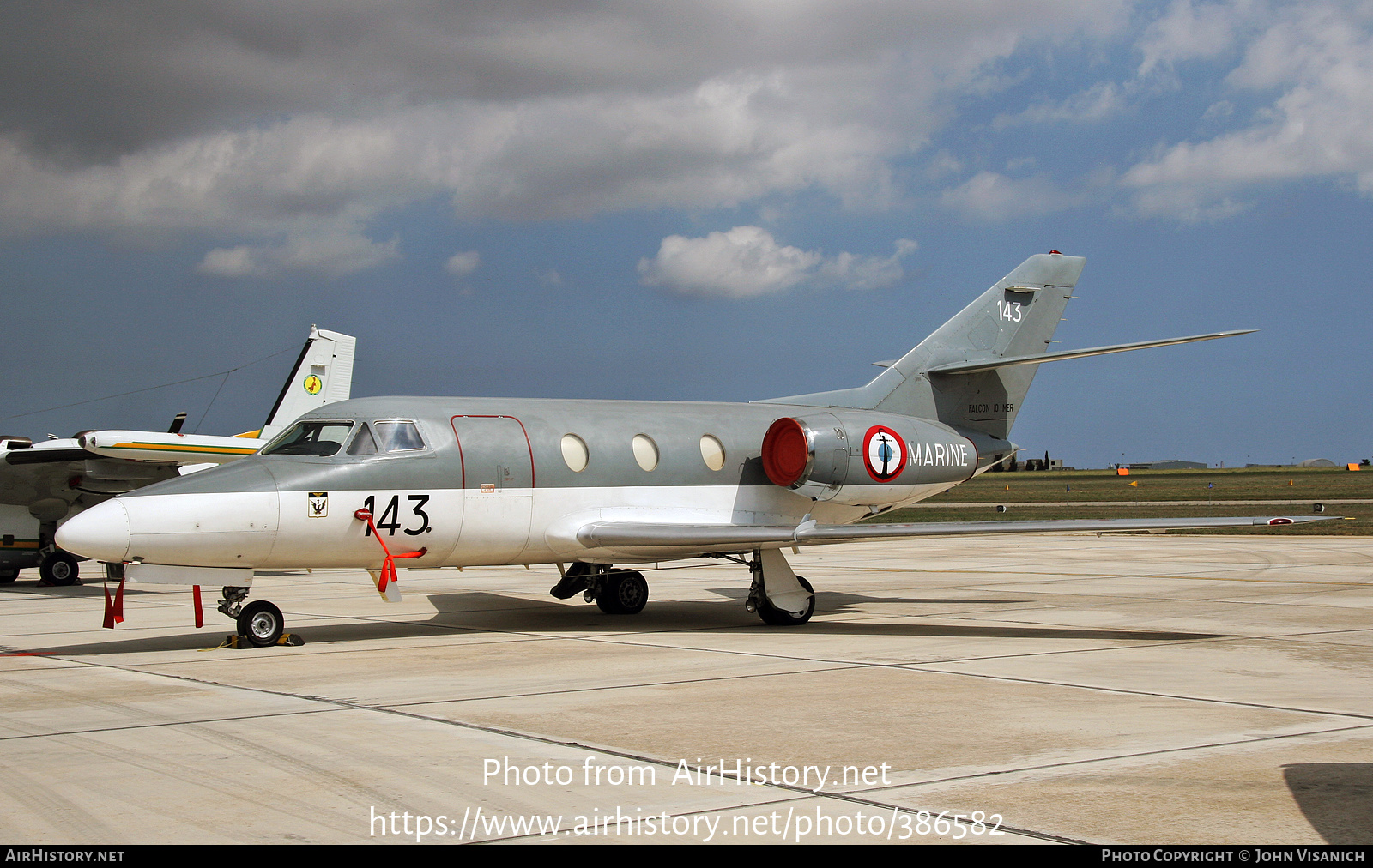 Aircraft Photo of 143 | Dassault Falcon 10MER | France - Navy | AirHistory.net #386582