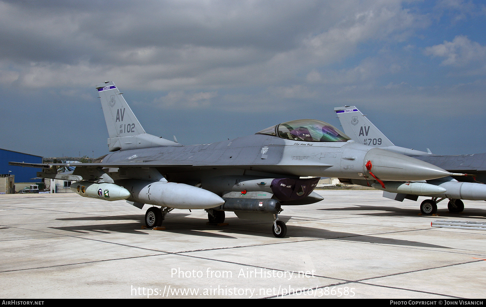 Aircraft Photo of 89-2102 / AF89-102 | General Dynamics F-16CM Fighting Falcon | USA - Air Force | AirHistory.net #386585