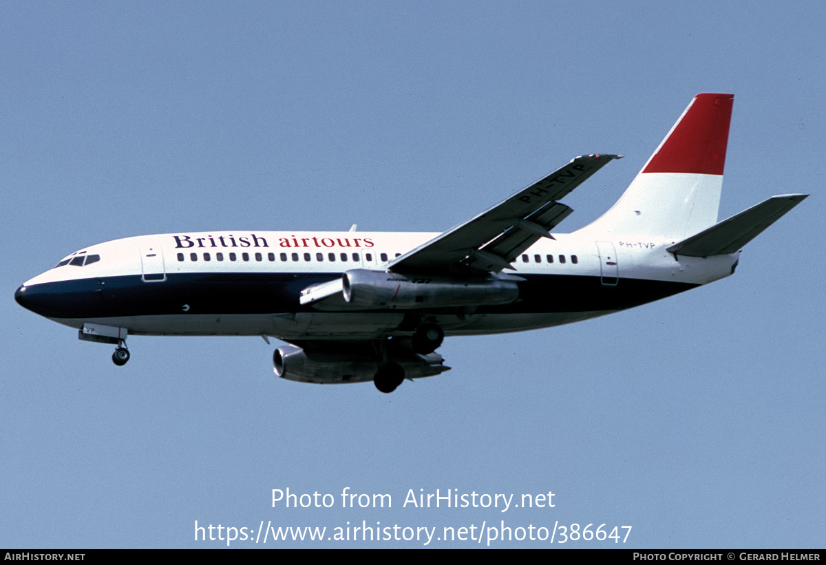 Aircraft Photo of PH-TVP | Boeing 737-2K2/Adv | British Airtours | AirHistory.net #386647