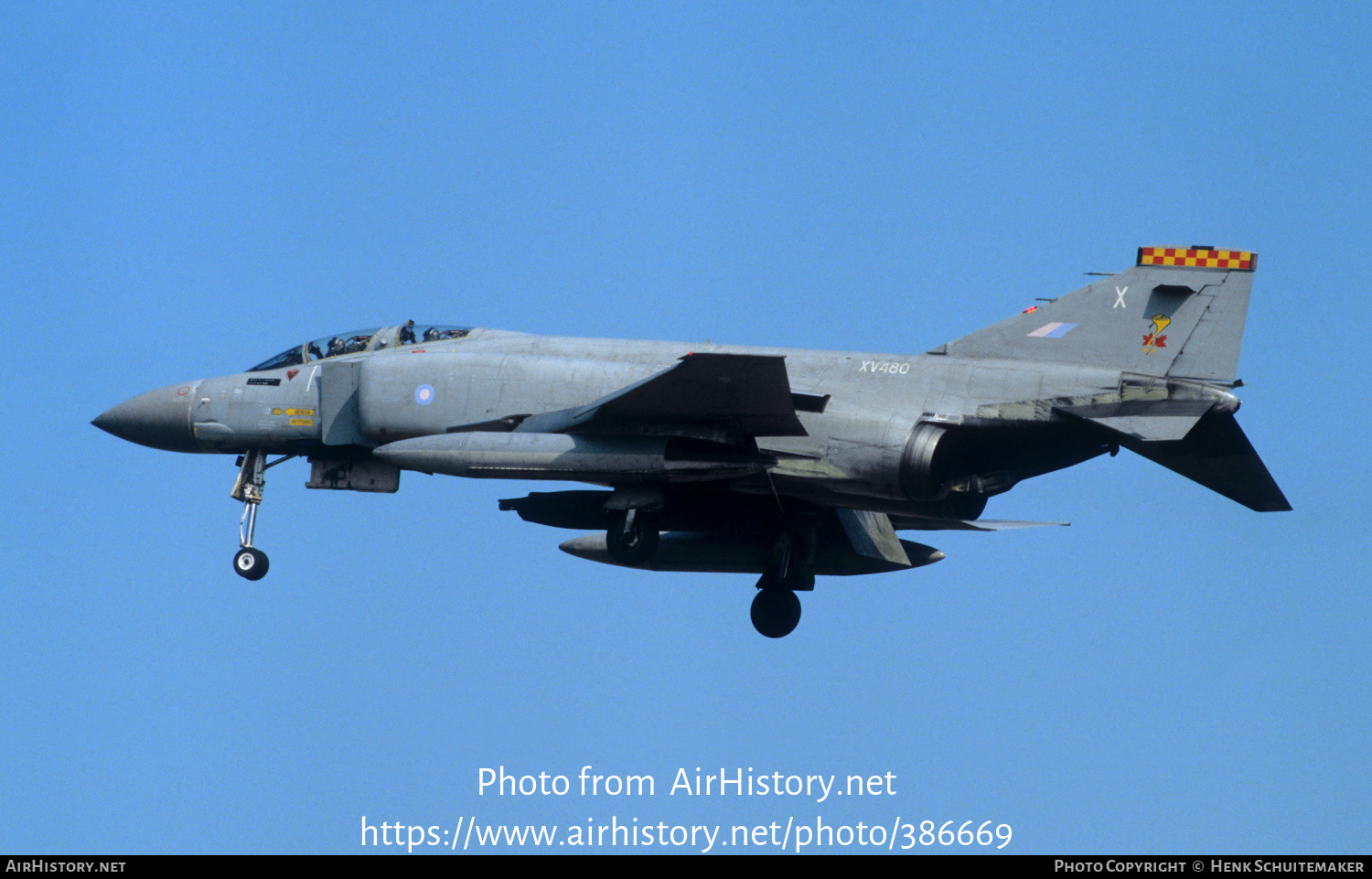 Aircraft Photo of XV480 | McDonnell Douglas F-4M Phantom FGR2 | UK - Air Force | AirHistory.net #386669